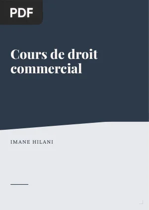 Cours de droit commercial