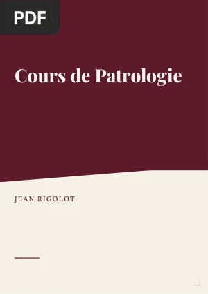 Cours de Patrologie