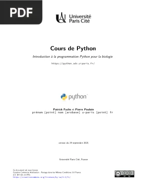 Cours de Python