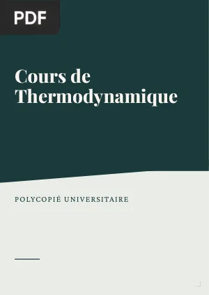Cours de Thermodynamique : Rappels et Exercices Résolus