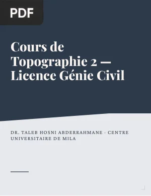 Cours de Topographie 2