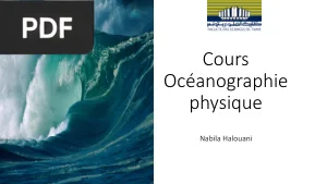Cours Océanographie physique