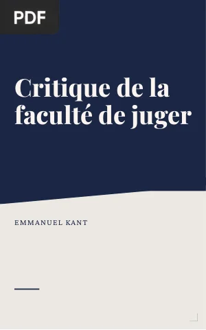 Critique de la faculté de juger
