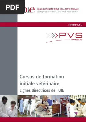 Cursus de formation initiale vétérinaire : Lignes directrices de l'OIE