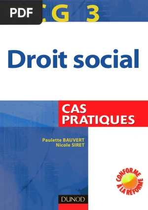 DCG 3 Droit social : Cas Pratiques