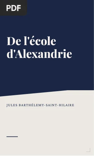 De l'école d'Alexandrie