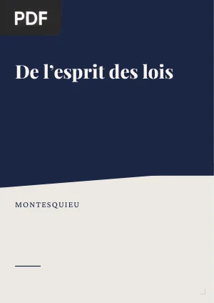 De l'esprit des lois