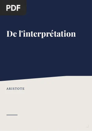 De l'interprétation