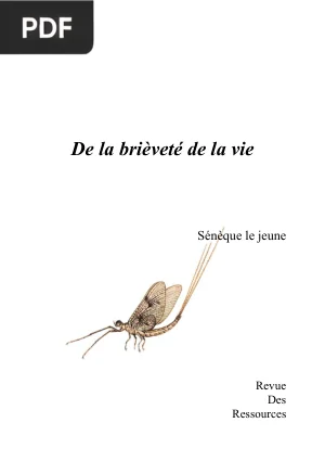 De la brièveté de la vie