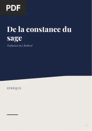 De la constance du sage