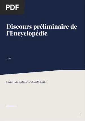 Discours préliminaire de l'Encyclopédie