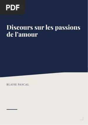 Discours sur les passions de l'amour