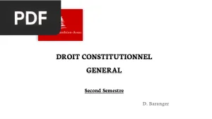 Droit Constitutionnel Général