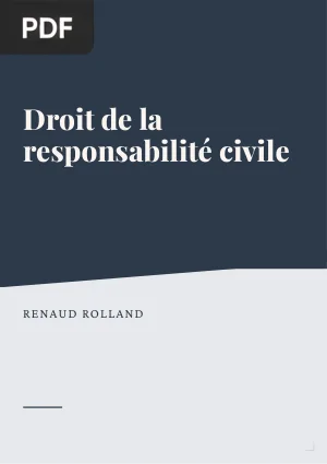 Droit de la responsabilité civile