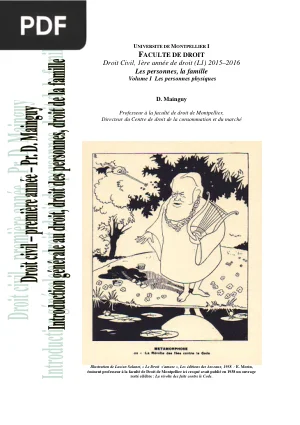 Droit des personnes physiques