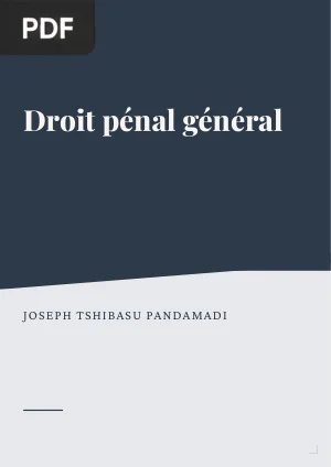 Droit pénal général