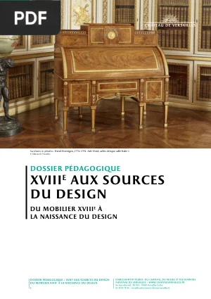 Du mobilier XVIIIe à la naissance du design