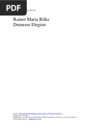 Duineser Elegien