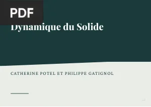 Dynamique du Solide