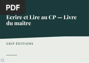 Écrire et Lire au CP - Livre du maître