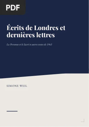 Écrits de Londres et dernières lettres
