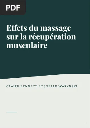 Effets du massage sur la récupération musculaire