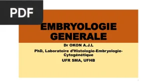 Embryologie Générale