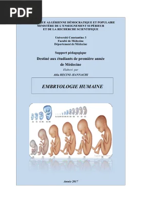 Embryologie Humaine