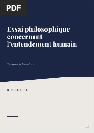 Essai philosophique concernant l'entendement humain