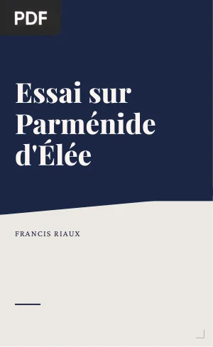 Essai sur Parménide d'Élée