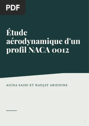 Étude aérodynamique d'un profil NACA 0012