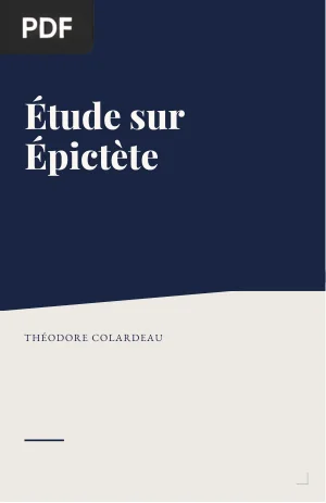 Étude sur Épictète