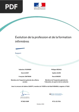 Évolution de la profession et de la formation infirmières