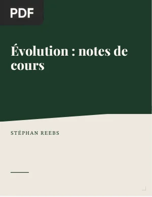 Évolution : notes de cours
