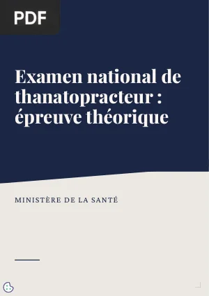 Examen national de thanatopracteur : épreuve théorique