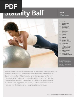 Exercices de Pilates sur Swiss Ball
