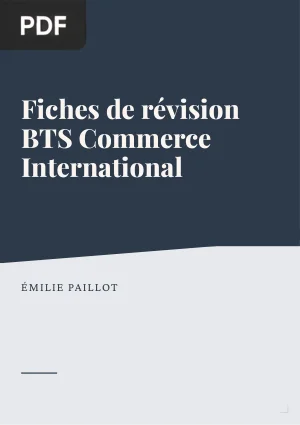Fiches de révision BTS Commerce International