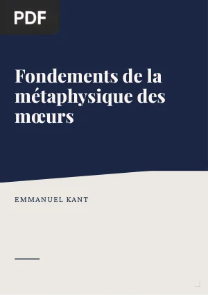 Fondements de la métaphysique des mœurs