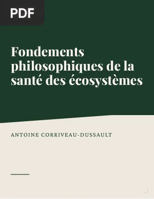 Fondements philosophiques de la fonction écologique et de la santé écosystémique