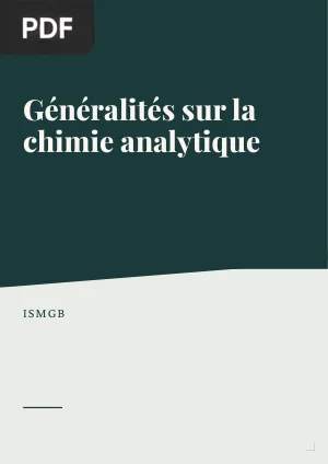 Généralités sur la chimie analytique