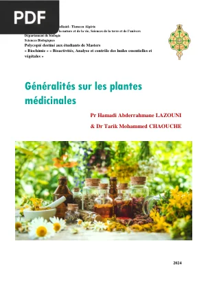 Généralités sur les Plantes Médicinales