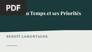 Gérer son Temps et ses Priorités