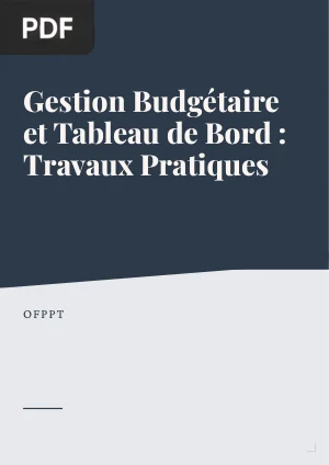 Gestion Budgétaire et Tableau de Bord : Travaux Pratiques