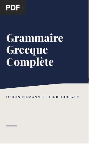 Grammaire Grecque Complète