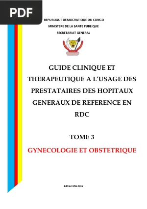 Guide Clinique et Thérapeutique Gynécologie Obstétrique