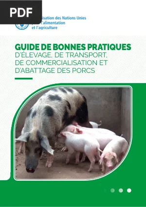 Guide de bonnes pratiques d'élevage, de transport, de commercialisation et d'abattage des porcs