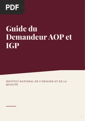 Guide du demandeur AOP et IGP dans le secteur viticole