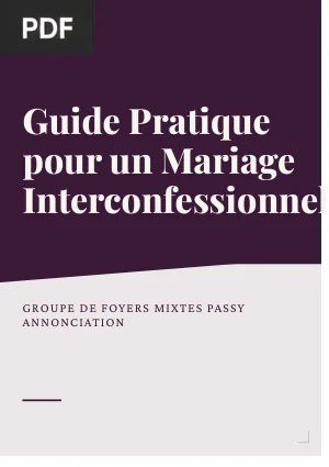 Guide Pratique pour un Mariage Interconfessionnel