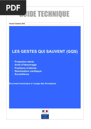 Guide Technique Les Gestes Qui Sauvent (GQS)