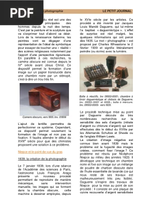 Histoire de la photographie